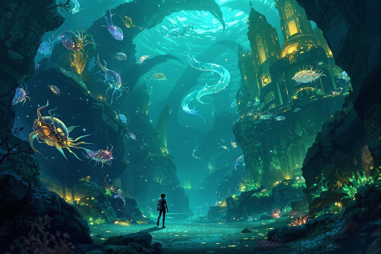ai片库出品 - 深海回响